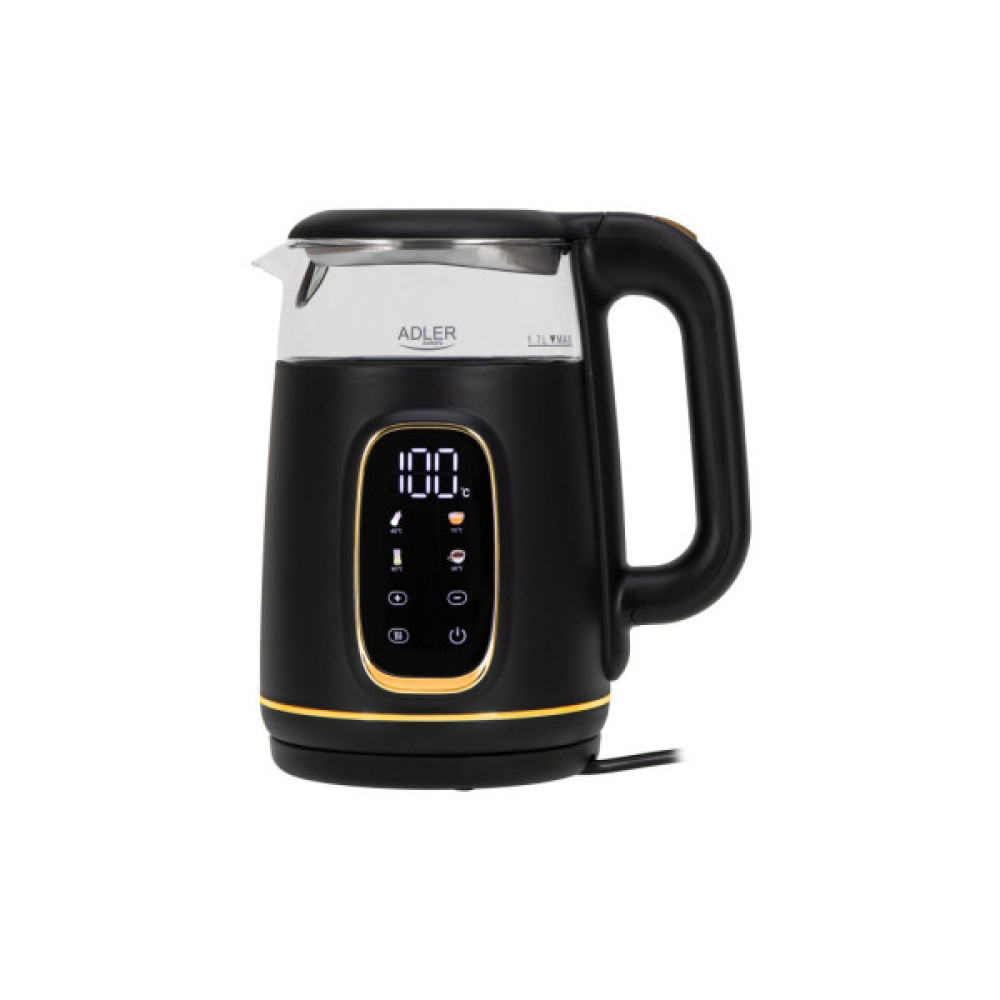 Електрочайник Adler AD 1305 black gold