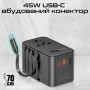 Зарядний пристрій Promate tripmate-gan70r Зарядний пристрій Promate tripmate-gan70r