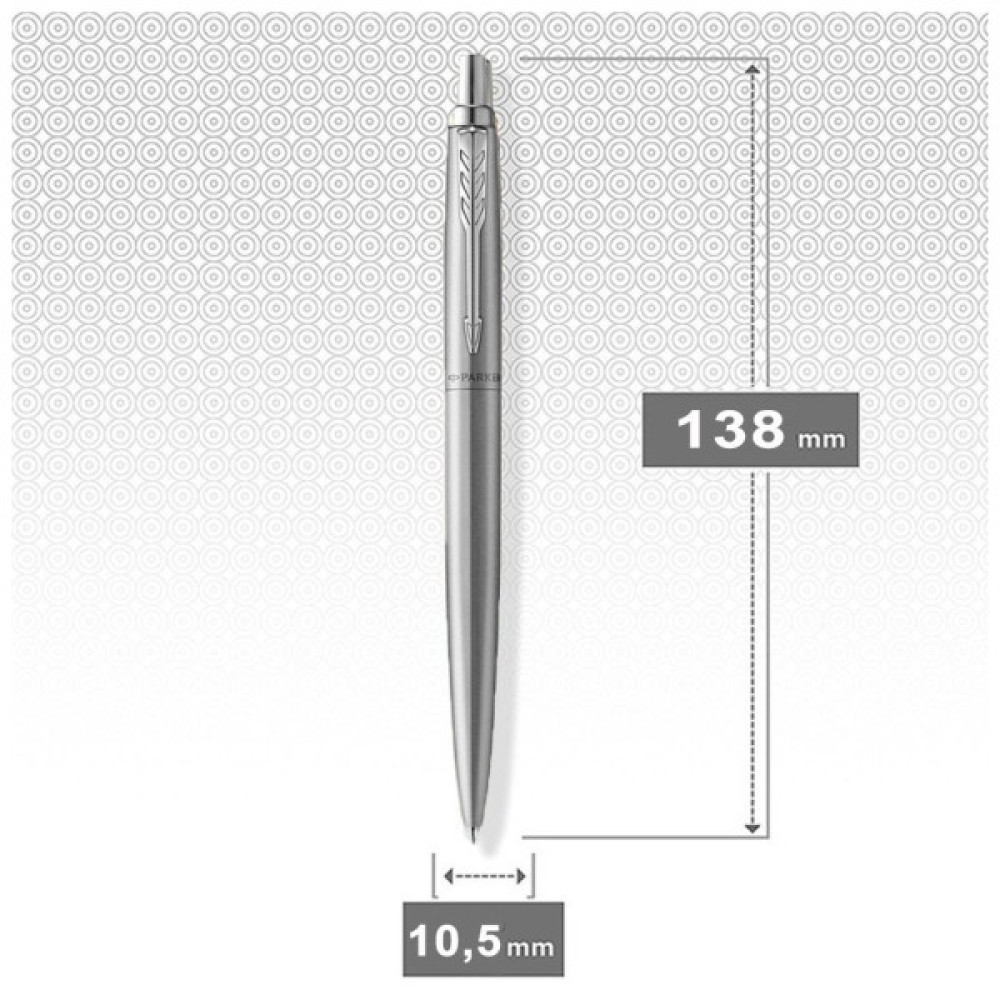 Ручка кулькова Parker JOTTER 17 XL Monochrome Gray CT BP блістер (12 736)