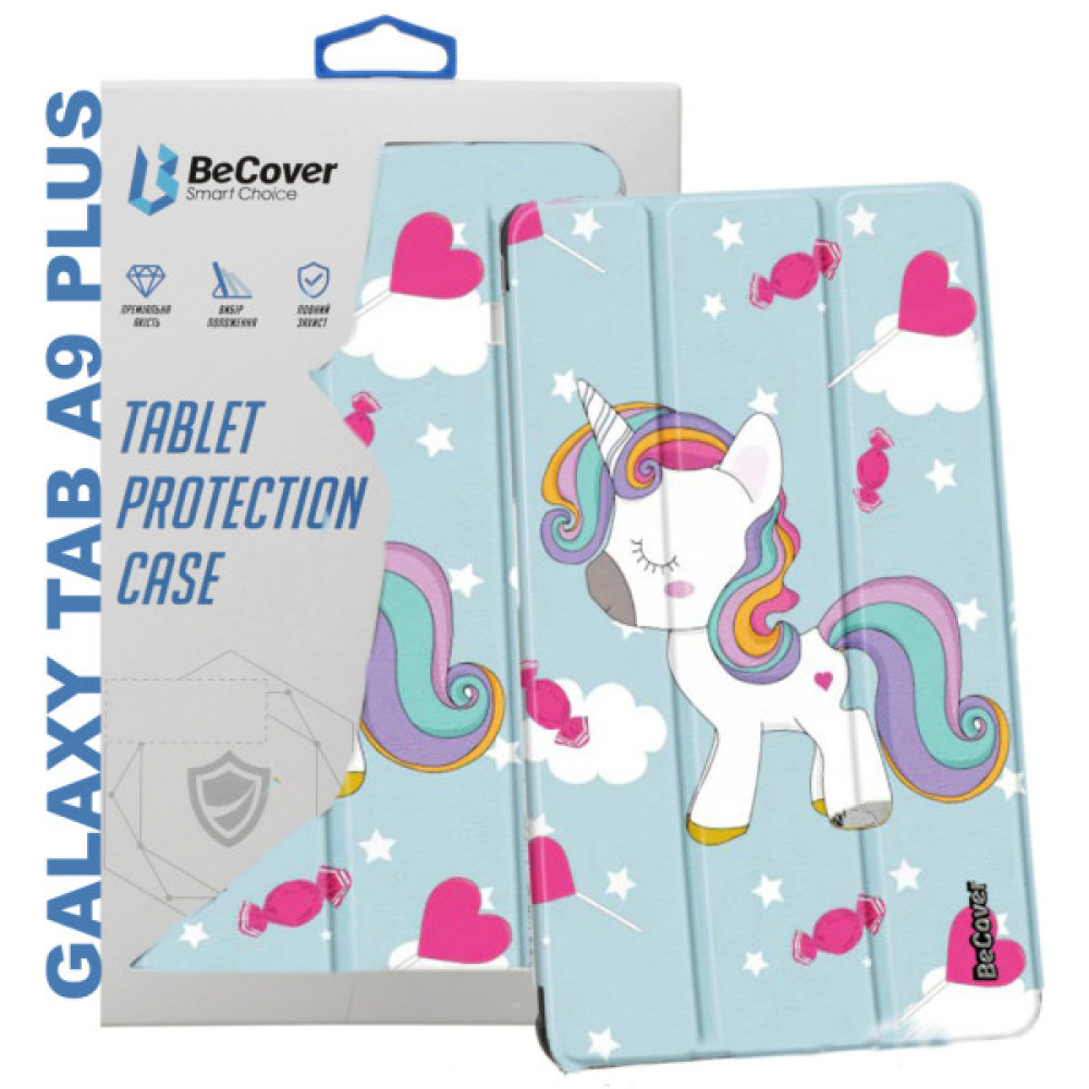 Чохол до планшета BeCover Smart Case Samsung Tab A9 Plus SM-X210/SM-X215/SM-X216 11.0" Unicorn (710321) Чохол до планшета BeCover Smart Case Samsung Tab A9 Plus SM-X210/SM-X215/SM-X216 11.0" Unicorn (710321)