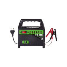 Зарядний пристрій для автомобільного акумулятора WINSO 6В-12В.Макс.струм підзарядки 6А.Макс.Ем 80Ah (139060) Зарядний пристрій для автомобільного акумулятора WINSO 6В-12В.Макс.струм підзарядки 6А.Макс.Ем 80Ah (139060)