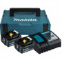 Набір акумулятора та зарядного пристрою Makita 198116-4 LXT BL1860B, 2х18В, 6А·год, ЗП DC18RC, кейс Makpac Набір акумулятора та зарядного пристрою Makita 198116-4 LXT BL1860B, 2х18В, 6А·год, ЗП DC18RC, кейс Makpac
