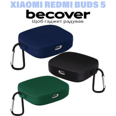 Чохол для навушників BeCover Silicon для Xiaomi Redmi Buds 5 Black (710956)