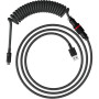 Кабель заряджання/синхронізації HyperX USB-A > USB-C, спіральний, 1.37м, сіро-чорний