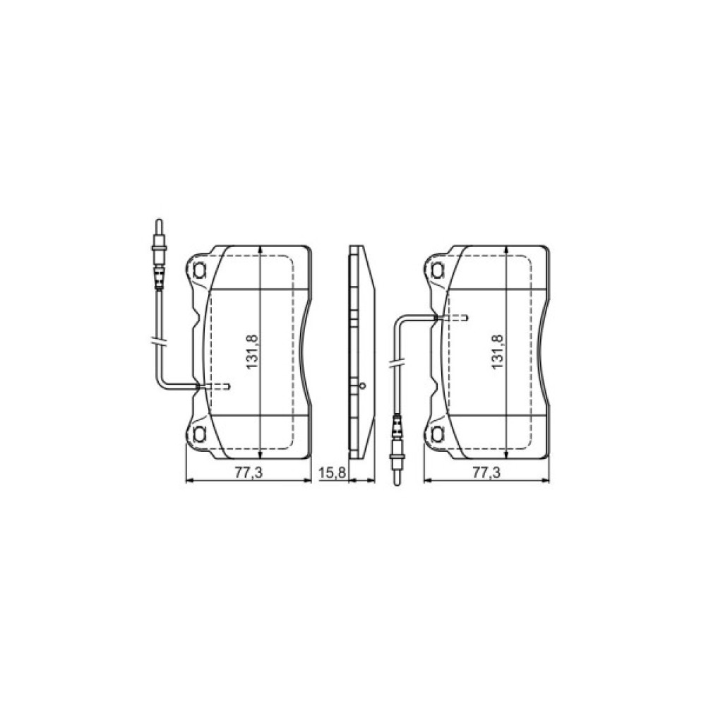 Гальмівні колодки Bosch 0 986 424 738 Гальмівні колодки Bosch 0 986 424 738