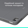 Чохол до планшета Logitech Combo Touch for iPad Air 13-inch (M2) OXFORD GREY - US (L920-012618)