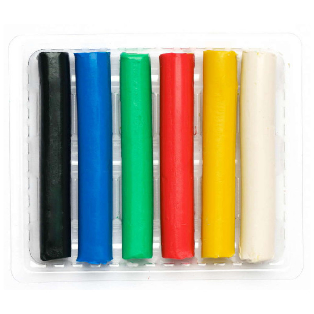 Пластилін Школярик Круглий 6 кольорів 78 г (83811905-UA)