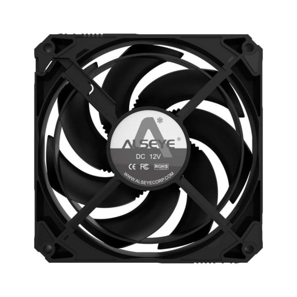 Кулер до корпусу Alseye W12P (ARGB Black) (AS.04.07.0049)