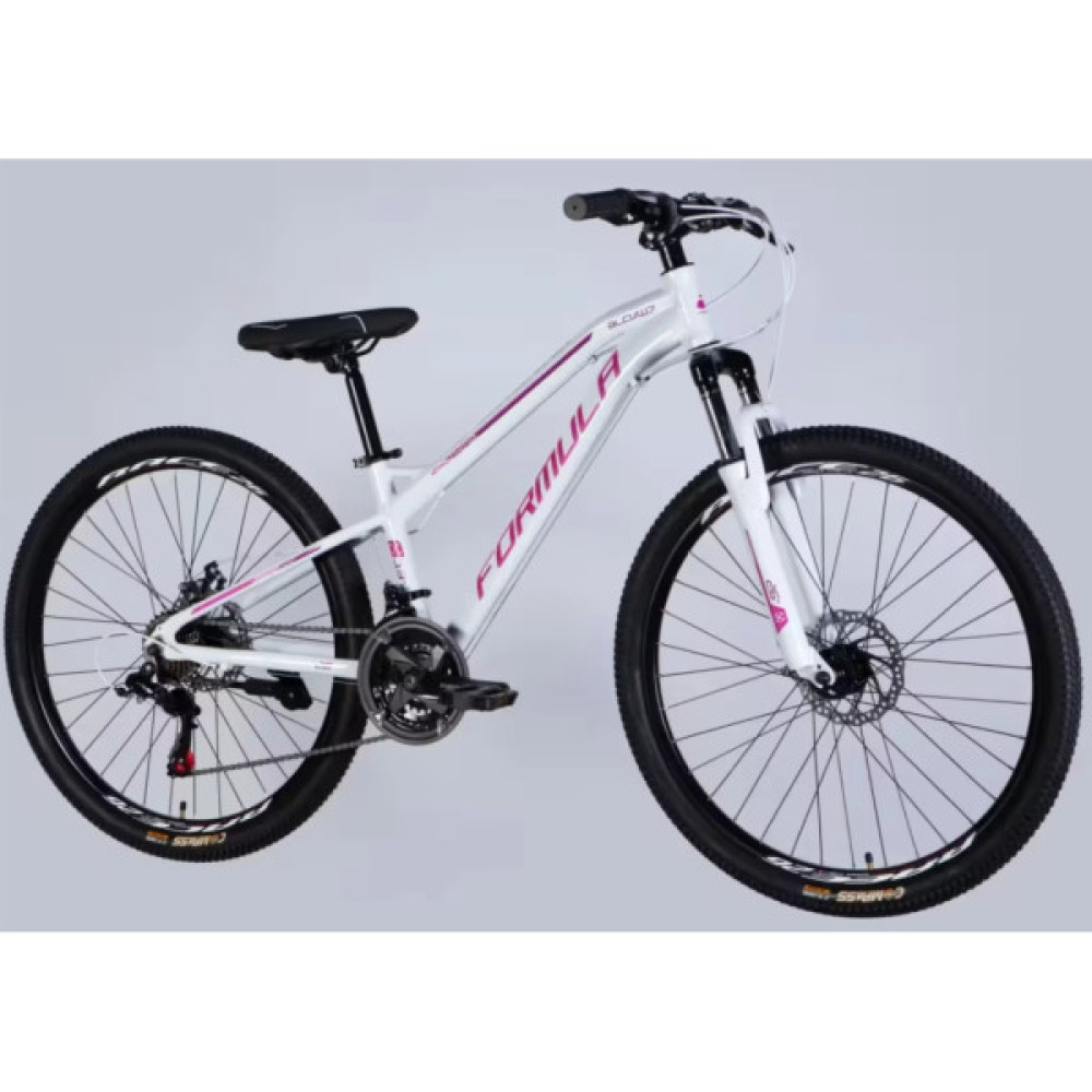 Велосипед Formula 26" BLACKWOOD DD рама-13" AL 2026 біло-рожевий (OPS-FR-26-802)