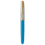 Ручка пір'яна Parker PARKER 51 Premium Turquoise GT  FP F (56 411)