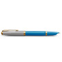 Ручка пір'яна Parker PARKER 51 Premium Turquoise GT  FP F (56 411)