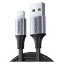 Дата кабель USB 2.0 AM to Lightning 2.0m US199 2.4A Black Ugreen (60158) Дата кабель USB 2.0 AM to Lightning 2.0m US199 2.4A Black Ugreen (60158)