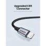Дата кабель USB 2.0 AM to Lightning 2.0m US199 2.4A Black Ugreen (60158) Дата кабель USB 2.0 AM to Lightning 2.0m US199 2.4A Black Ugreen (60158)