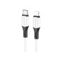 Дата кабель USB-C to Lightning 1.0m 3A 20W silicone BX79 white BOROFONE (6974443384734) Дата кабель USB-C to Lightning 1.0m 3A 20W silicone BX79 white BOROFONE (6974443384734)