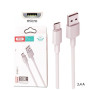 Дата кабель USB 2.0 AM to Micro 5P 1.0m 2.4A pink XO (NB156-M-PN)