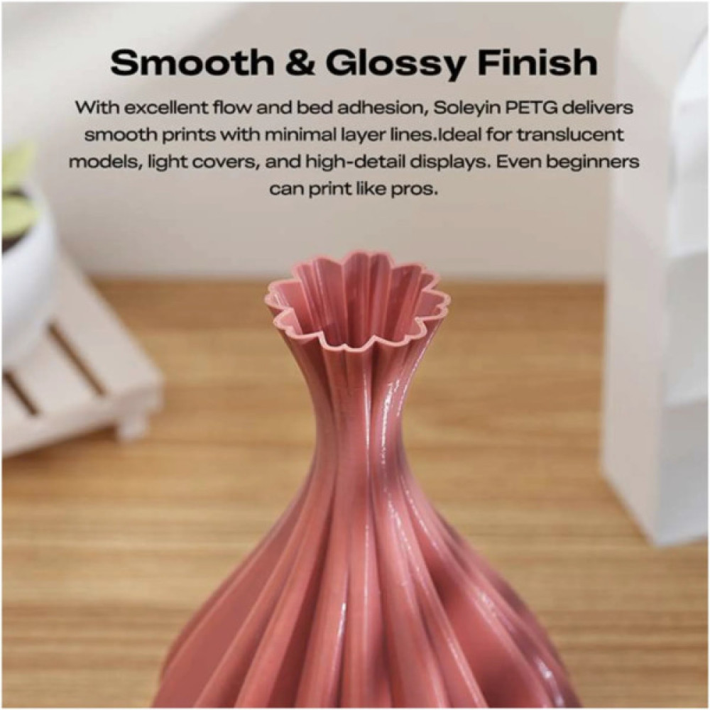 Пластик для 3D-принтера Creality Soleyin PETG 1.75мм, 1кг, lavender (3301030157)