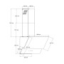Витяжка кухонна Pyramida ND 835 WH Витяжка кухонна Pyramida ND 835 WH