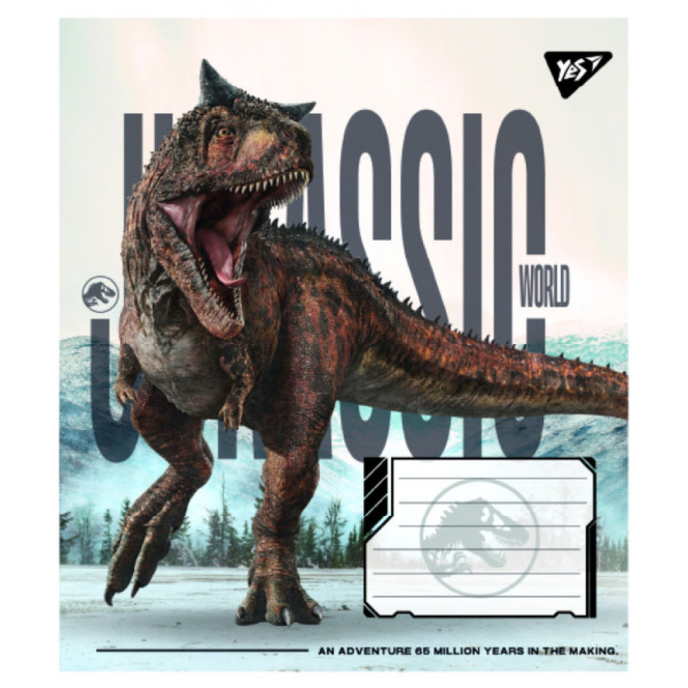 Зошит Yes JURASSIC WORLD ALIVE А5 18 аркушів клітинка (767680)