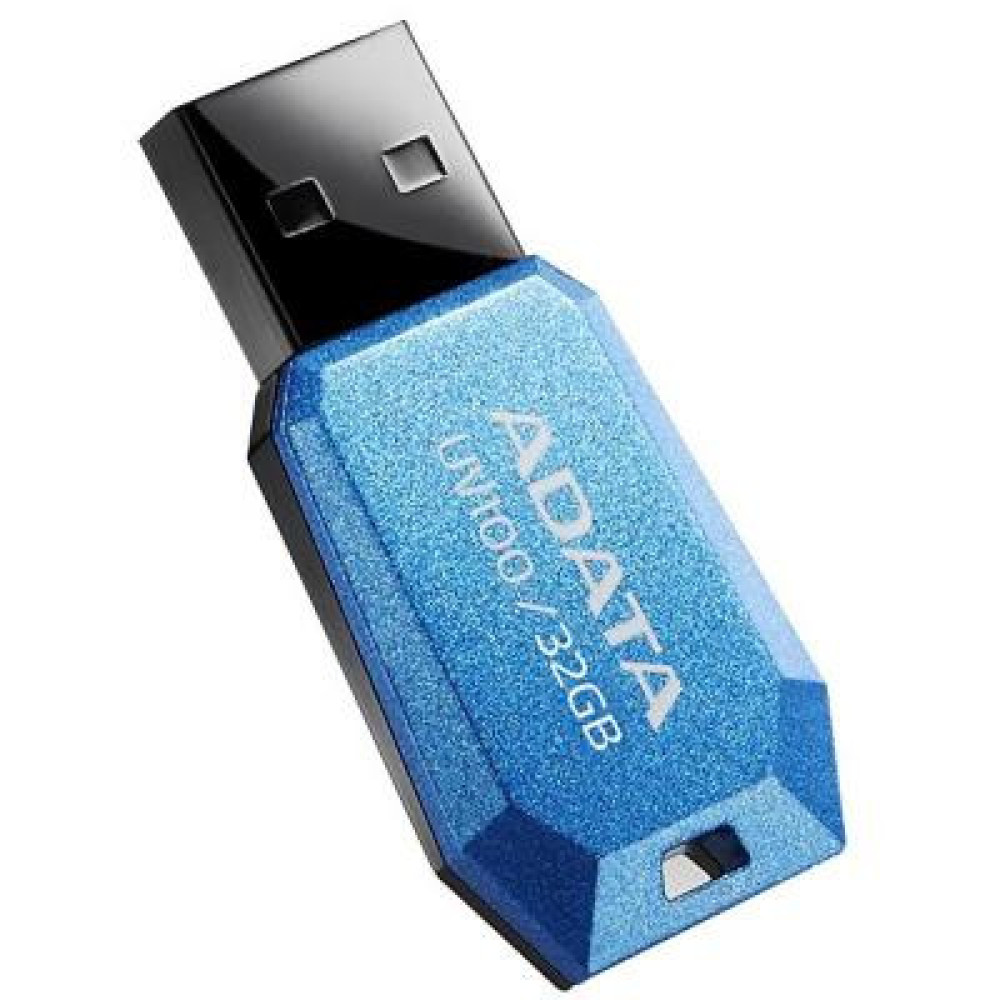 USB флеш накопичувач ADATA 32GB DashDrive UV100 Blue USB 2.0 (AUV100-32G-RBL)