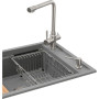 Мийка кухонна GRANADO Optimal Estella grafito (+ змішувач Badalona LUX inox + дозатор Redondo inox + кошик+дошка) (ksg0209)