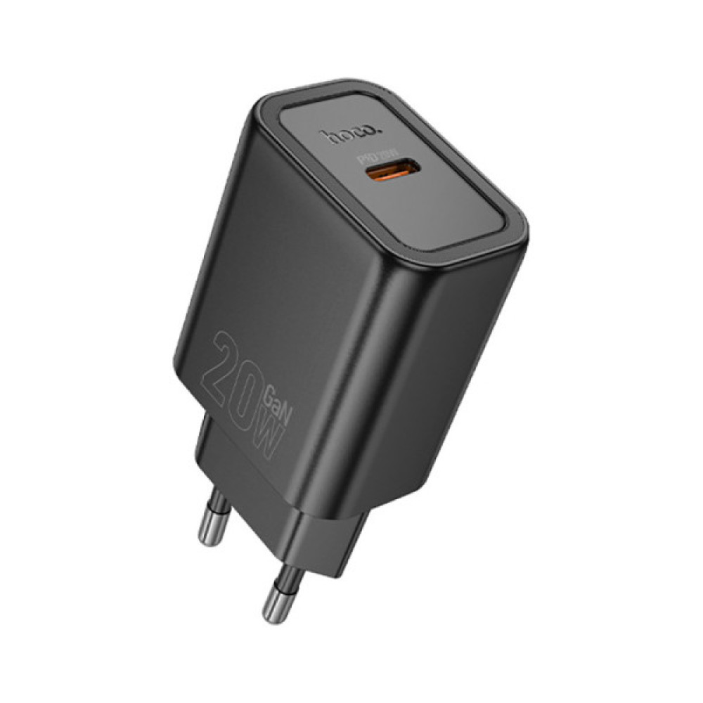 Зарядний пристрій HOCO N60 Gentle USB-C PD20W Black (6942007644174)