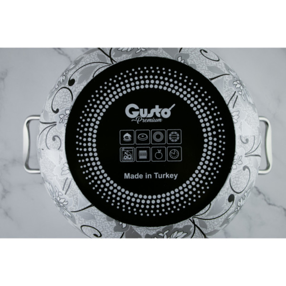 Каструля Gusto Мережка Premium 2,1 л (GT-T-216-С)