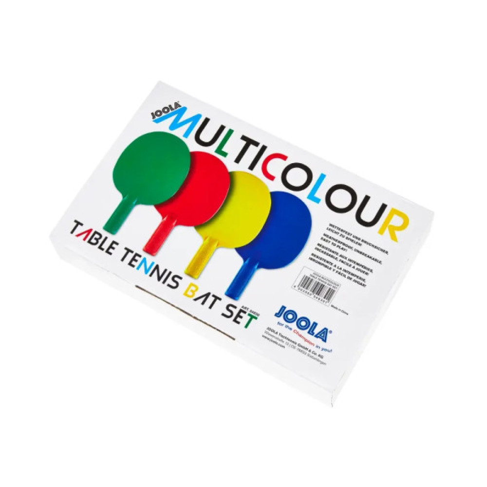 Комплект для настільного тенісу Joola Multicolour 4 Bats (54830) (930809)