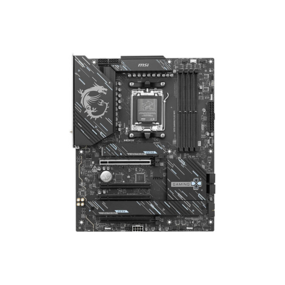 Материнcька плата MSI X870 GAMING PLUS WIFI sAM5 X870 4xDDR5 M.2 HDMI WiFi BT ATX