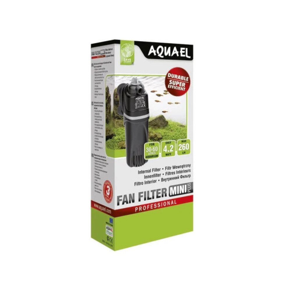 Фільтр для акваріума AquaEl Fan Mini Plus внутрішній до 60 л (5905546030687)