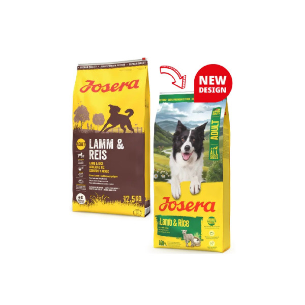 Сухий корм для собак Josera Adult Lamb & Rice 12.5 кг (4032254785866)