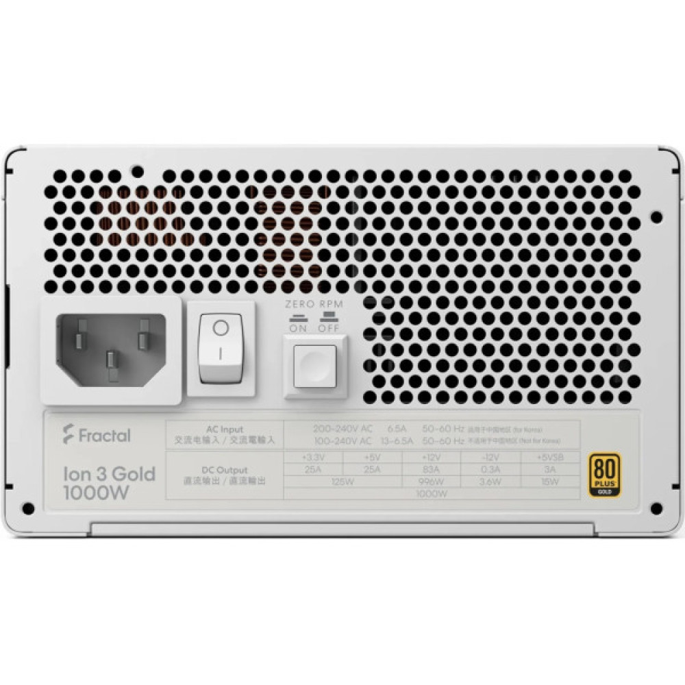 Блок живлення Fractal Design 1000W Ion 3 Gold (FD-P-IA3G-101-EU-WT)