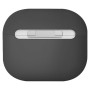 Чохол для навушників Uniq Lino AirPods 4 Silicone Ash Grey (8886463691373)