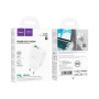 Зарядний пристрій HOCO C113A Awesome 1xUSB-C PD65W + 1xUSB QC3.0 White (6931474790910) Зарядний пристрій HOCO C113A Awesome 1xUSB-C PD65W + 1xUSB QC3.0 White (6931474790910)