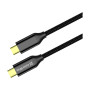 Дата кабель USB-C to USB-C 1.0m USB3.2 (20Gbps 4K PD100W) Gen2 5А black ColorWay (CW-CBPDCC062-BK) Дата кабель USB-C to USB-C 1.0m USB3.2 (20Gbps 4K PD100W) Gen2 5А black ColorWay (CW-CBPDCC062-BK)