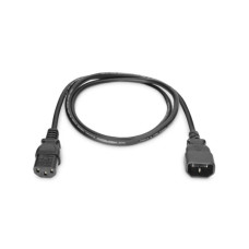 Кабель живлення C13 to C14 1.2m 0.75mm2 Digitus (AK-440201-012-S)