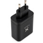 Зарядний пристрій Vinga 2xUSB-C + USB-A Display 65W (VCR65ACCDB)