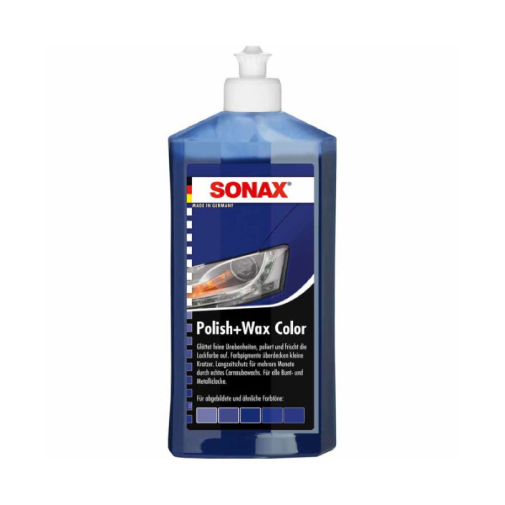 Автополіроль Sonax Polish Wax Color NanoPro 500мл (296200)
