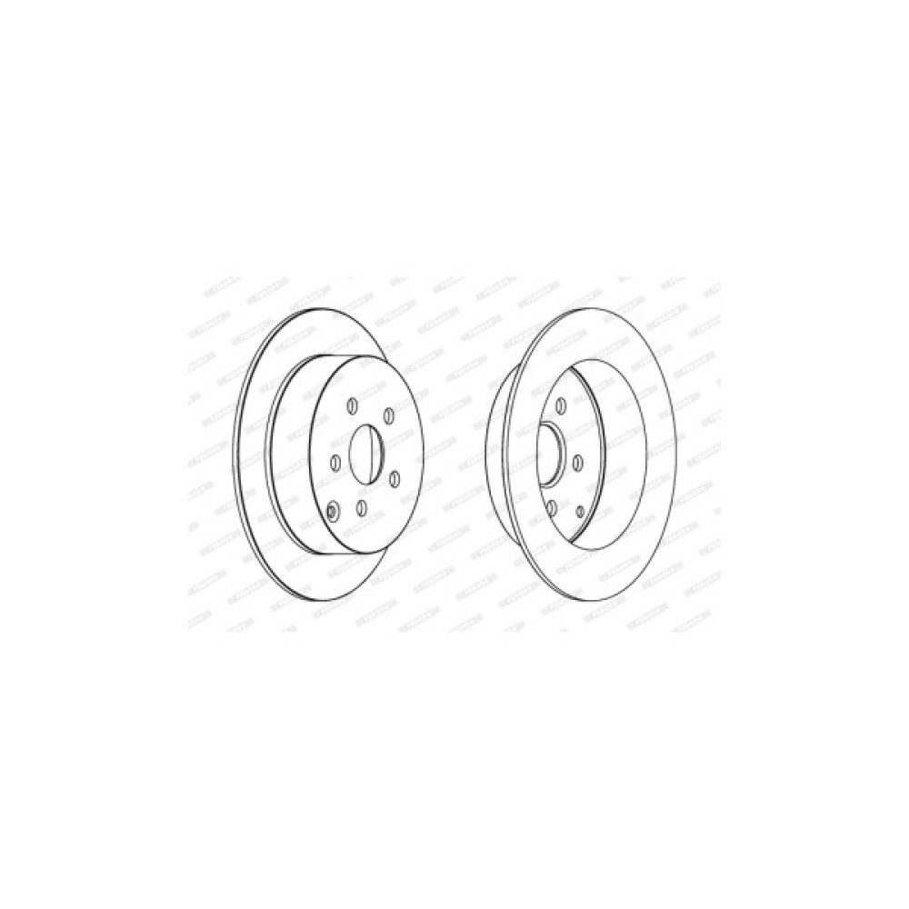 Гальмівний диск FERODO DDF1485C