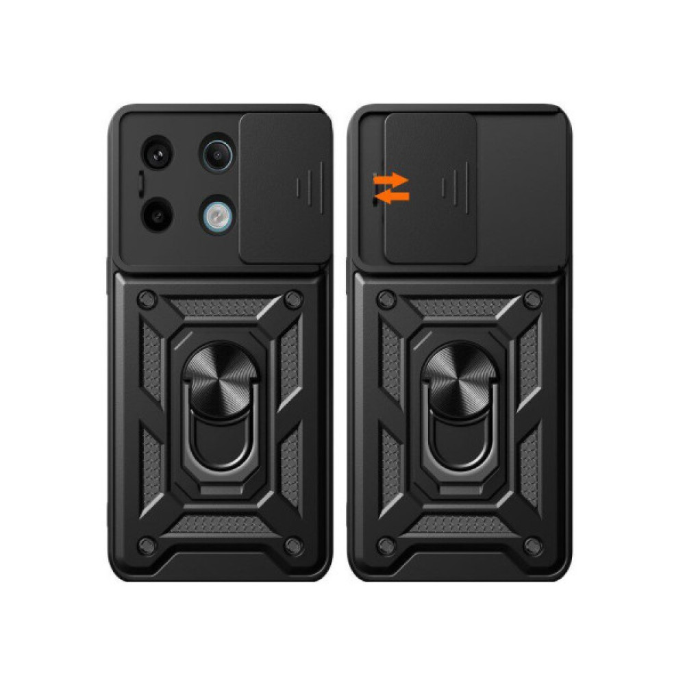 Чохол до мобільного телефона BeCover Military Poco X6 Black (711006) Чохол до мобільного телефона BeCover Military Poco X6 Black (711006)