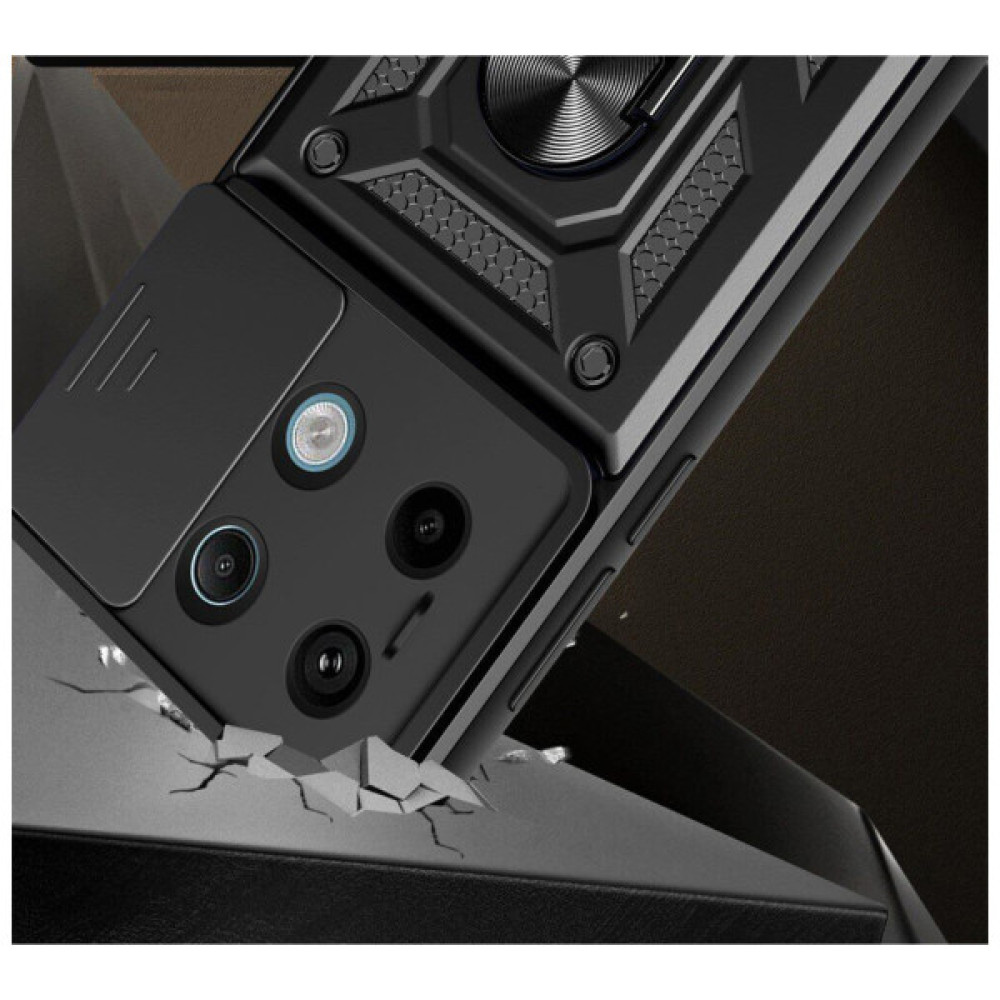 Чохол до мобільного телефона BeCover Military Poco X6 Black (711006) Чохол до мобільного телефона BeCover Military Poco X6 Black (711006)