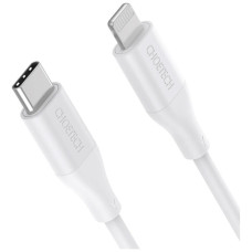 Дата кабель USB-C to Lightning 1.0m USB2.0 30W MFI Choetech (IP0040-WH)