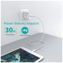 Дата кабель USB-C to Lightning 1.0m USB2.0 30W MFI Choetech (IP0040-WH) Дата кабель USB-C to Lightning 1.0m USB2.0 30W MFI Choetech (IP0040-WH)