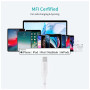Дата кабель USB-C to Lightning 1.0m USB2.0 30W MFI Choetech (IP0040-WH) Дата кабель USB-C to Lightning 1.0m USB2.0 30W MFI Choetech (IP0040-WH)