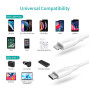 Дата кабель USB-C to Lightning 1.0m USB2.0 30W MFI Choetech (IP0040-WH) Дата кабель USB-C to Lightning 1.0m USB2.0 30W MFI Choetech (IP0040-WH)