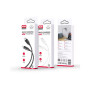 Дата кабель USB-C to USB-C 1.0m 60W braided XO (NBQ236B_White) Дата кабель USB-C to USB-C 1.0m 60W braided XO (NBQ236B_White)