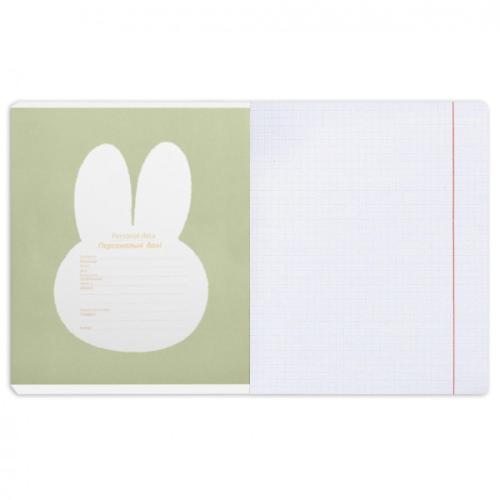 Зошит Yes Gold Miffy А5 24 аркушів клітинка (767537)
