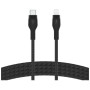 Дата кабель USB-С to Lightning 1.0m BRAIDED SILICONE black Belkin (CAA011BT1MBK) Дата кабель USB-С to Lightning 1.0m BRAIDED SILICONE black Belkin (CAA011BT1MBK)