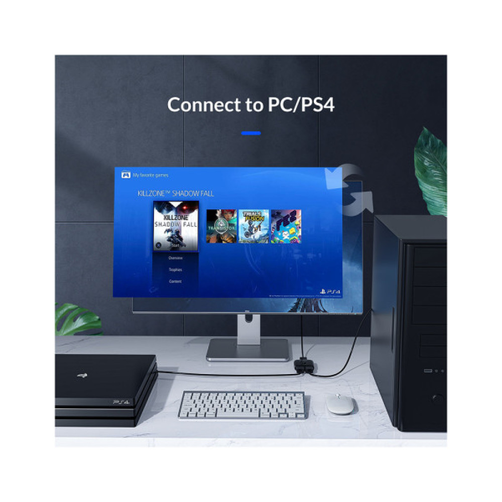 Розгалужувач Orico HDMI 2.0 1x2, 4K (CA913510)