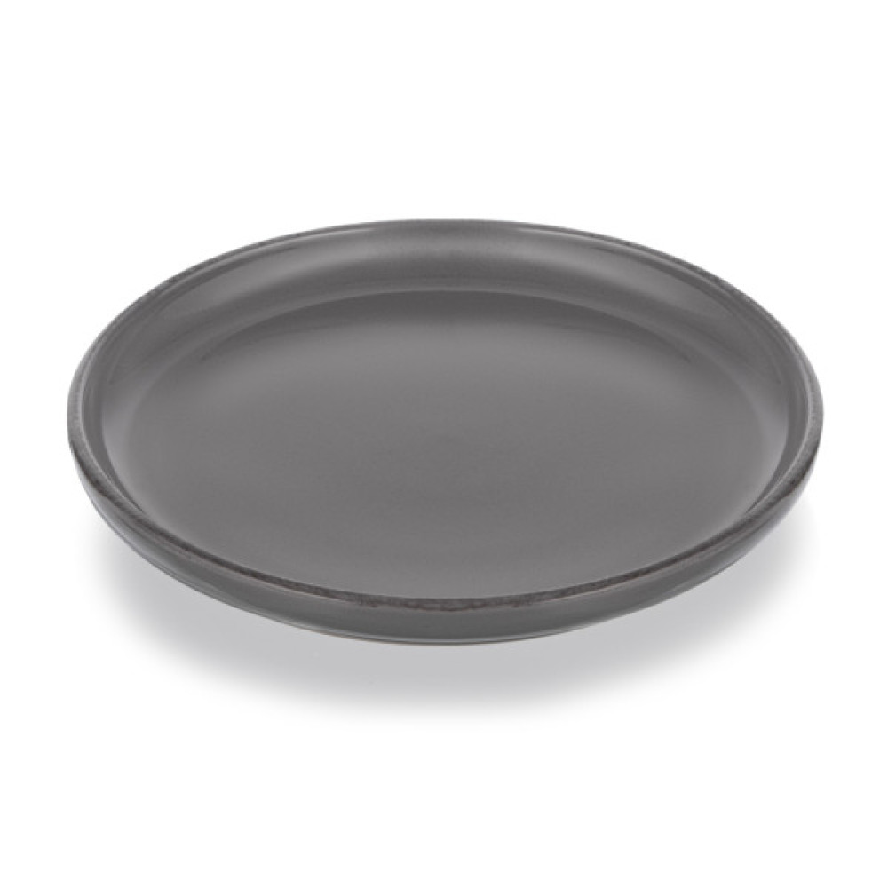 Тарілка Ardesto Lazio, 20.5см, кераміка, сірий темний (AR1620DG)