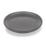 Тарілка Ardesto Lazio, 20.5см, кераміка, сірий темний (AR1620DG)